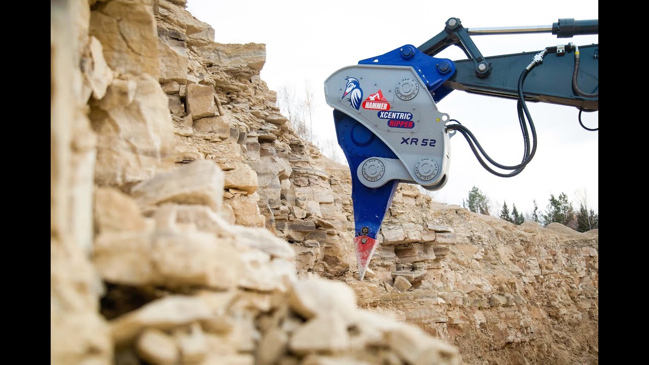 Виброрыхлитель Hammer Xcentric Ripper XR52 как альтернатива буровзрывной технологии в Марий Эл